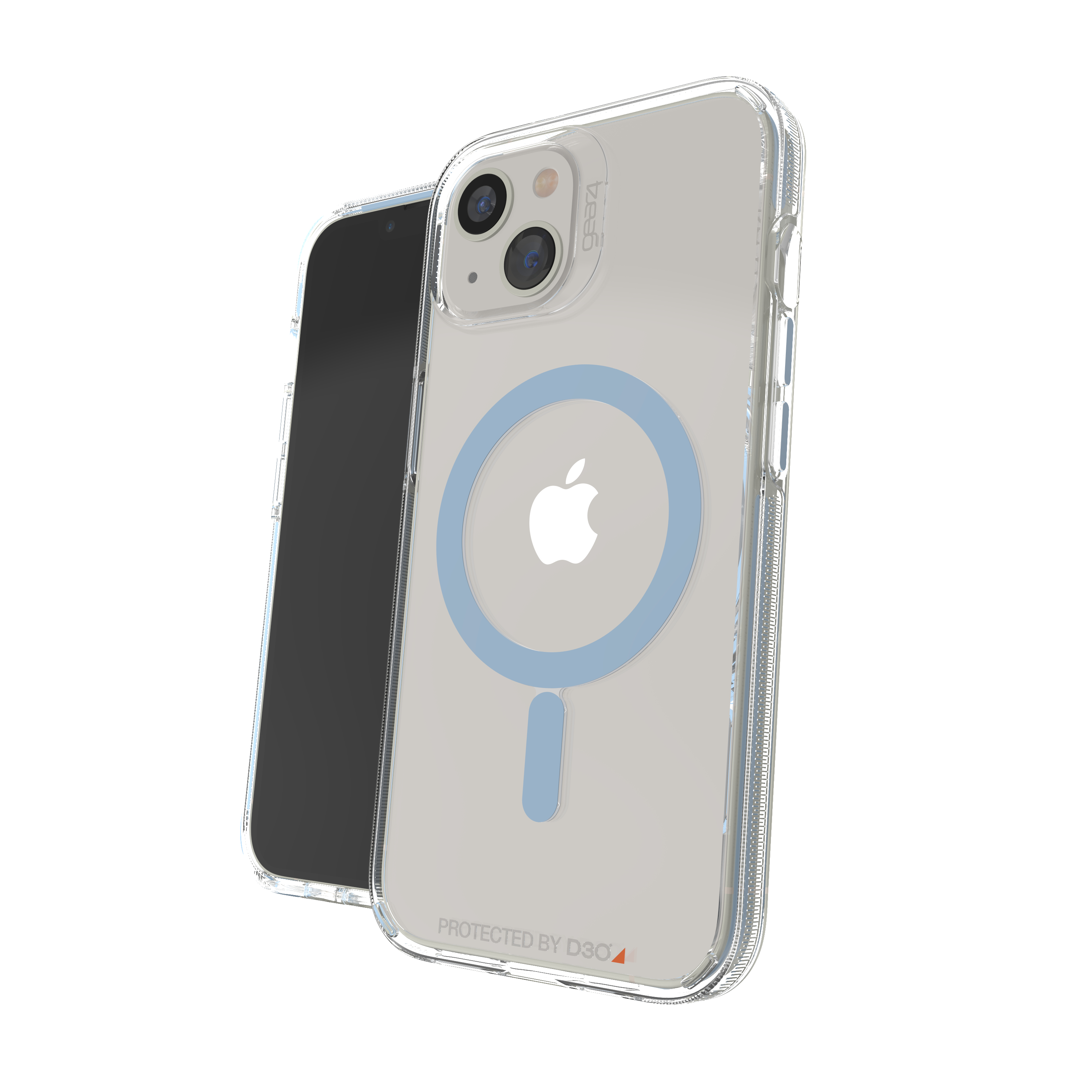GEAR4 D3O Cases Santa Cruz Snap, Backcover, Apple, iPhone 13, Blau