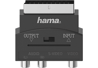 HAMA FIC AV adapter SCART-3RCA-SVHS, fekete (205268)