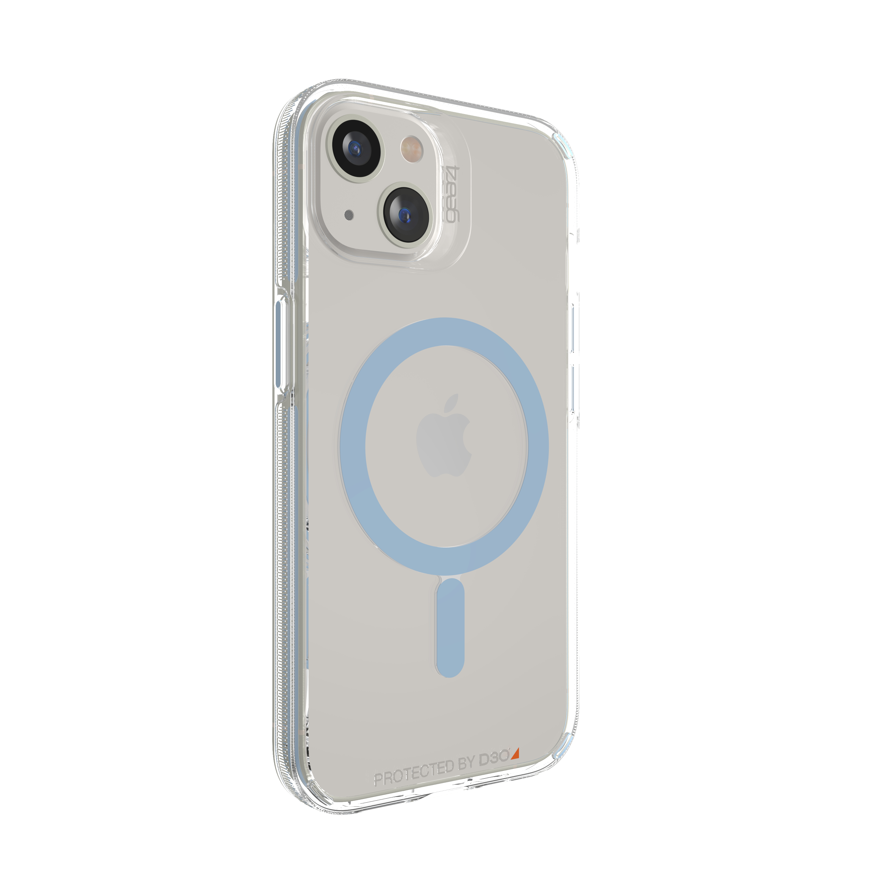 GEAR4 D3O Cases Santa Cruz Snap, Backcover, Apple, iPhone 13, Blau