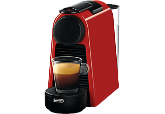 Cafetera de cápsulas - Nespresso® De Longhi EN85R Essenza Mini, 19 bares, 0.6 l, Rojo rubí