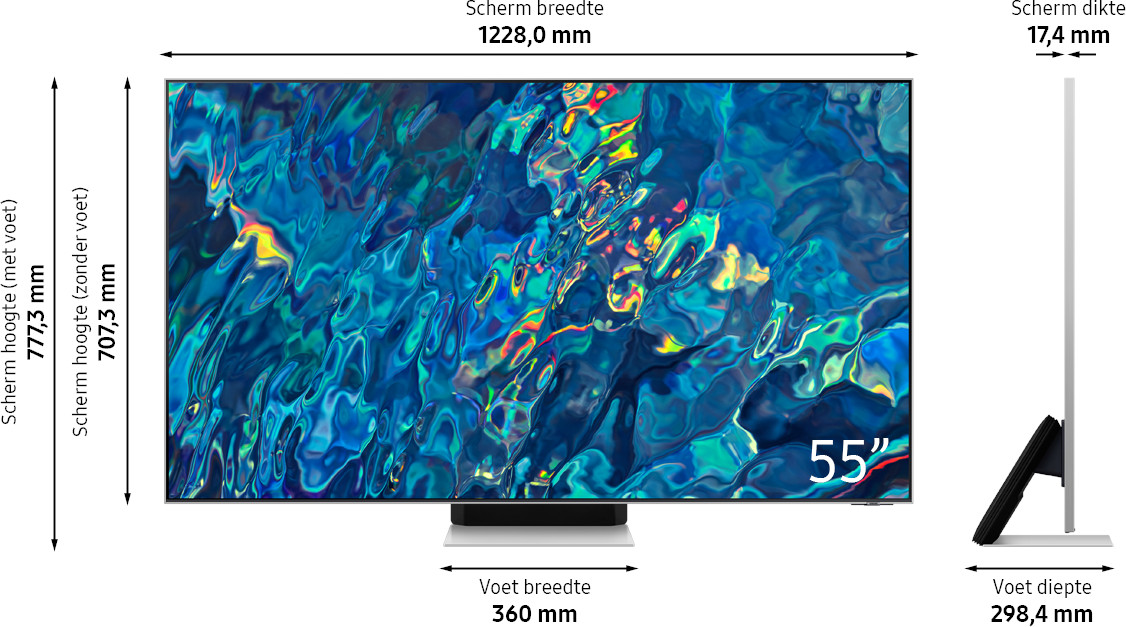 SAMSUNG 55" Neo QLED 4K Smart TV QE55QN95BATXXN - QLED 4K - TV Neo QLED - 55 pouces