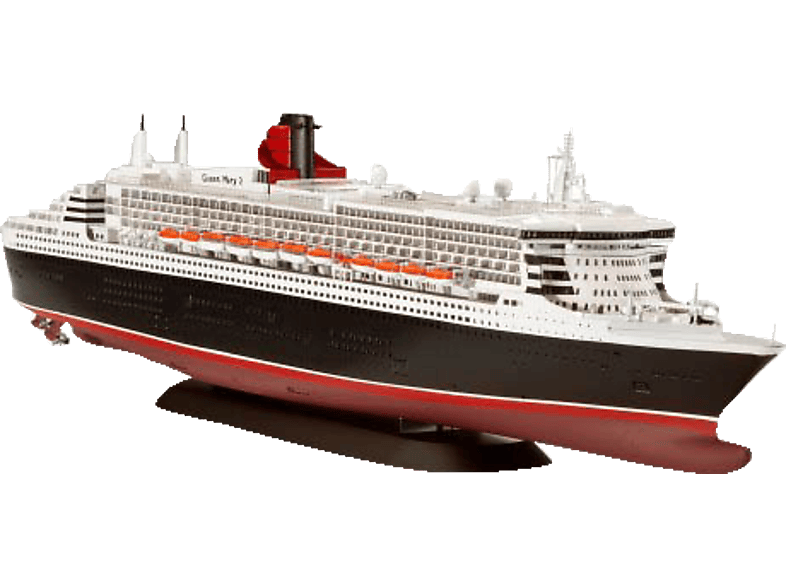 REVELL 05231 Queen Mary 2 Modellbau-Set, Mehrfarbig