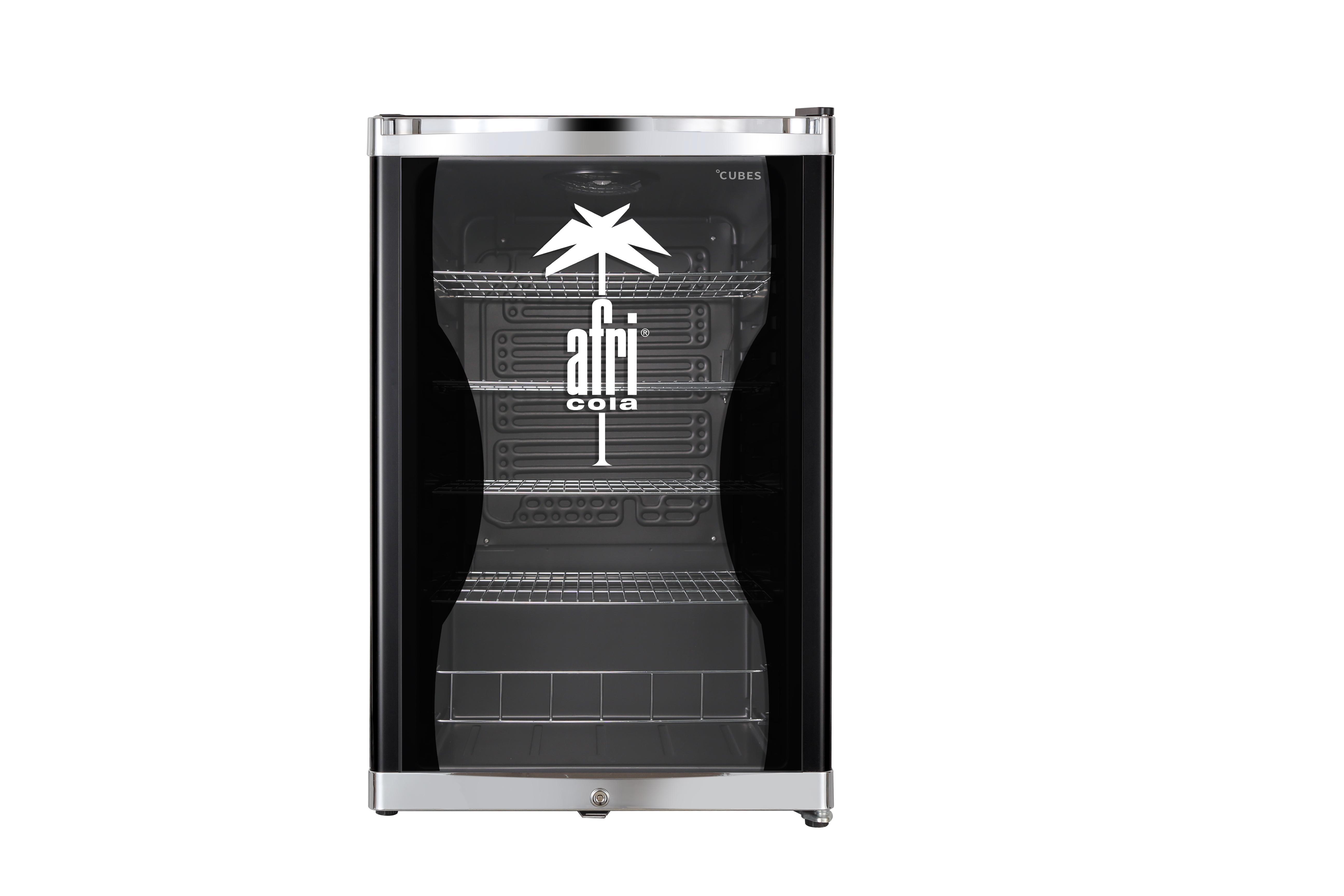 CUBES CC 150 Afri Cola Kühlschrank (115 l, F, 835 mm hoch, Schwarz)