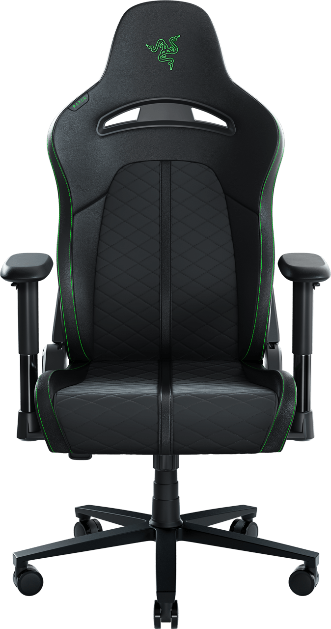 Szürke-fehér gamer szék.