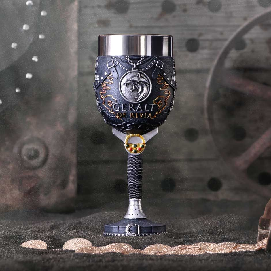 NEMESIS NOW The Witcher - Geralt of Rivia Goblet - calice (Multicolore)