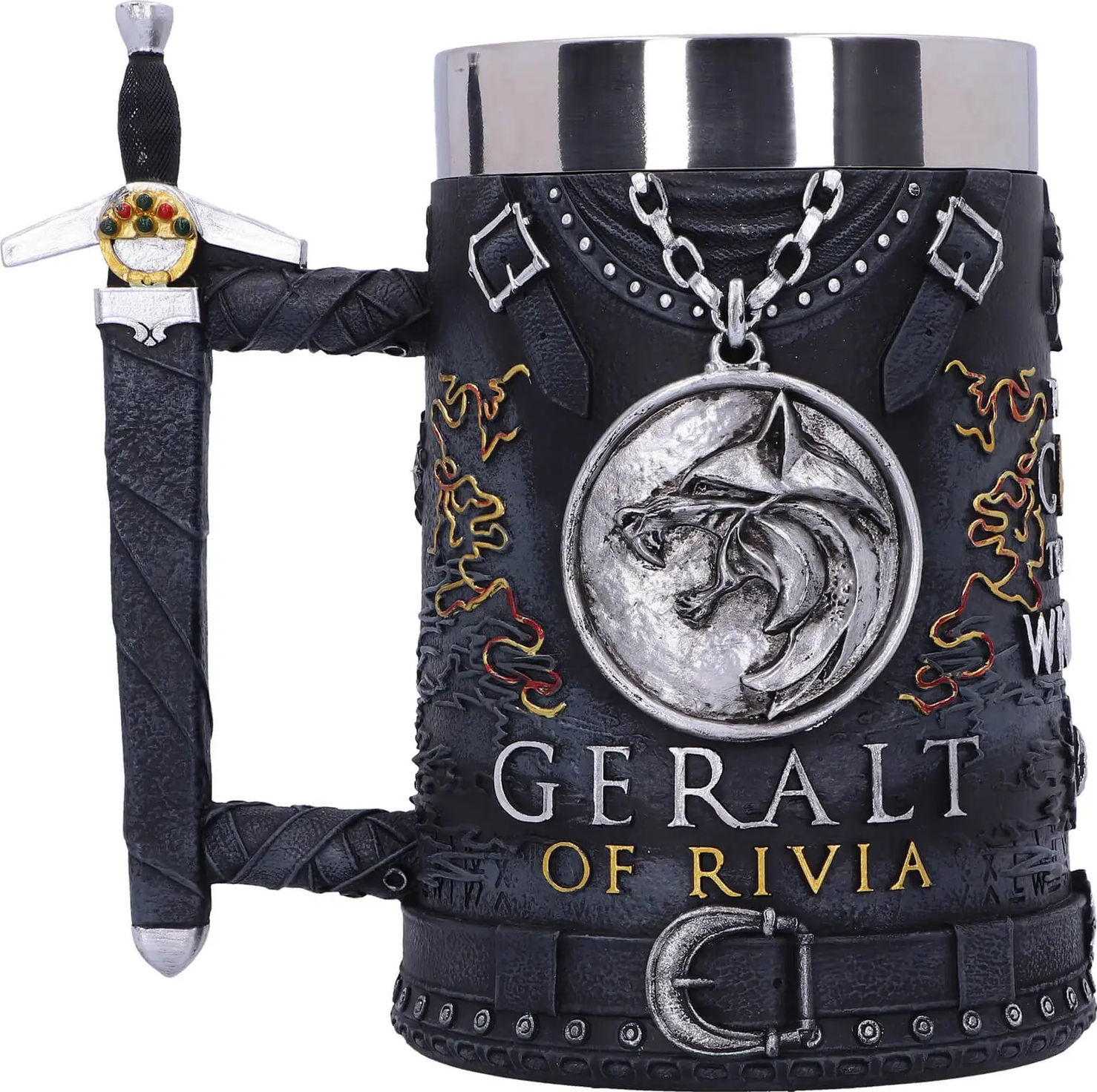 NEMESIS NOW The Witcher - Geralt of Rivia Tankard - Krug (Mehrfarbig)