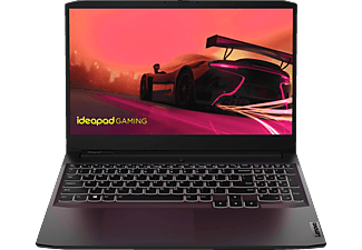 LENOVO IdeaPad Gaming 3, Gaming-Notebook mit 15,6 Zoll Display, AMD Ryzen™ 5 Prozessor, 16 GB RAM, 512 GB SSD, GeForce RTX 3050, Shadow Black
