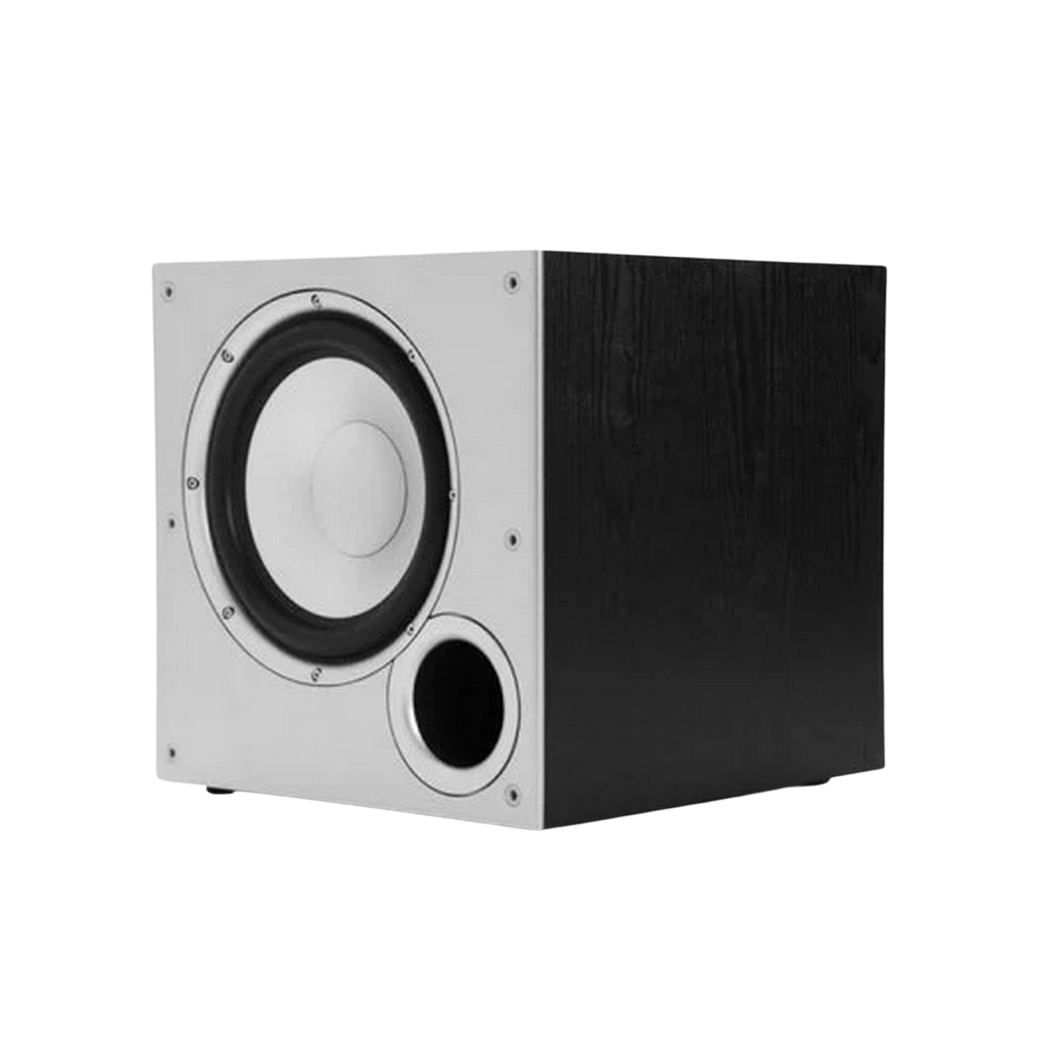 Subwoofer - Polk Audio PSW 10e, 100 W, Tecnología Dynamic Balance, Blanco y Negro