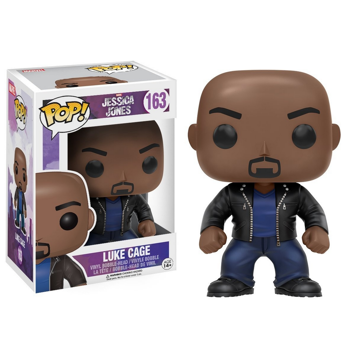 Figura Funko Pop! - Marvel: Luke Cage, Vinilo, 9 cm, Multicolor