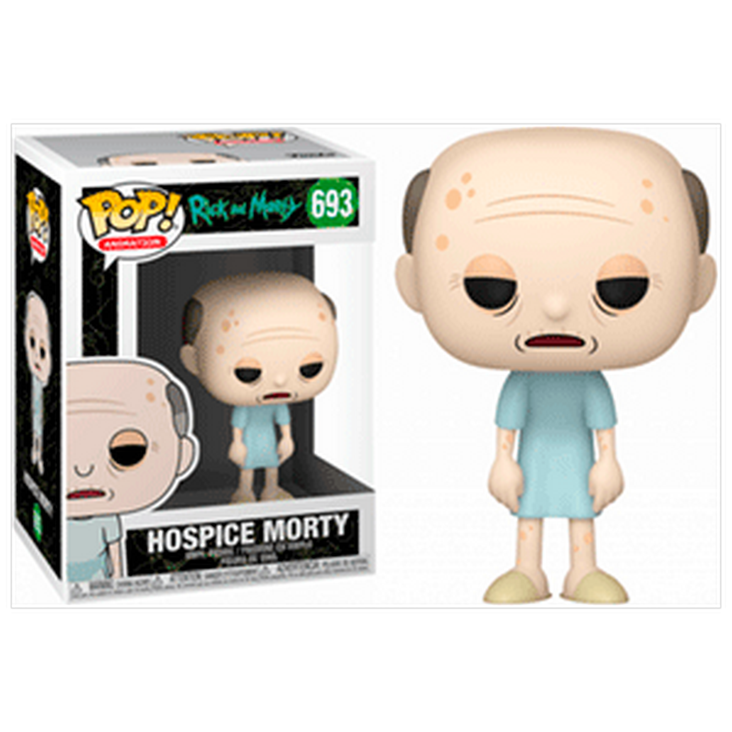 Figura Funko Pop! - Rick & Morty: Hospice, 9 cm, Vinilo, Multicolor