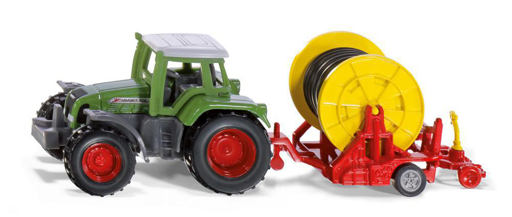 Modellauto, Mehrfarbig Bewässerungshaspel Traktor mit SIKU