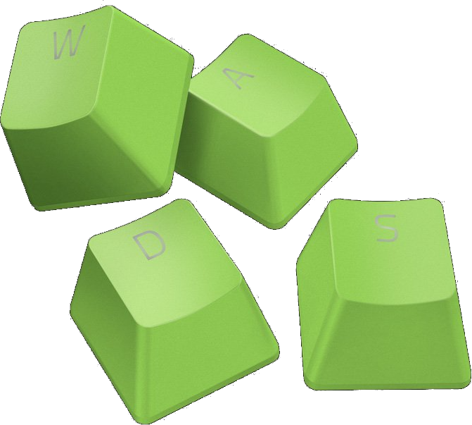RAZER PBT Keycap Upgrade Set Razer Green (RC21-01490400-R3M1)