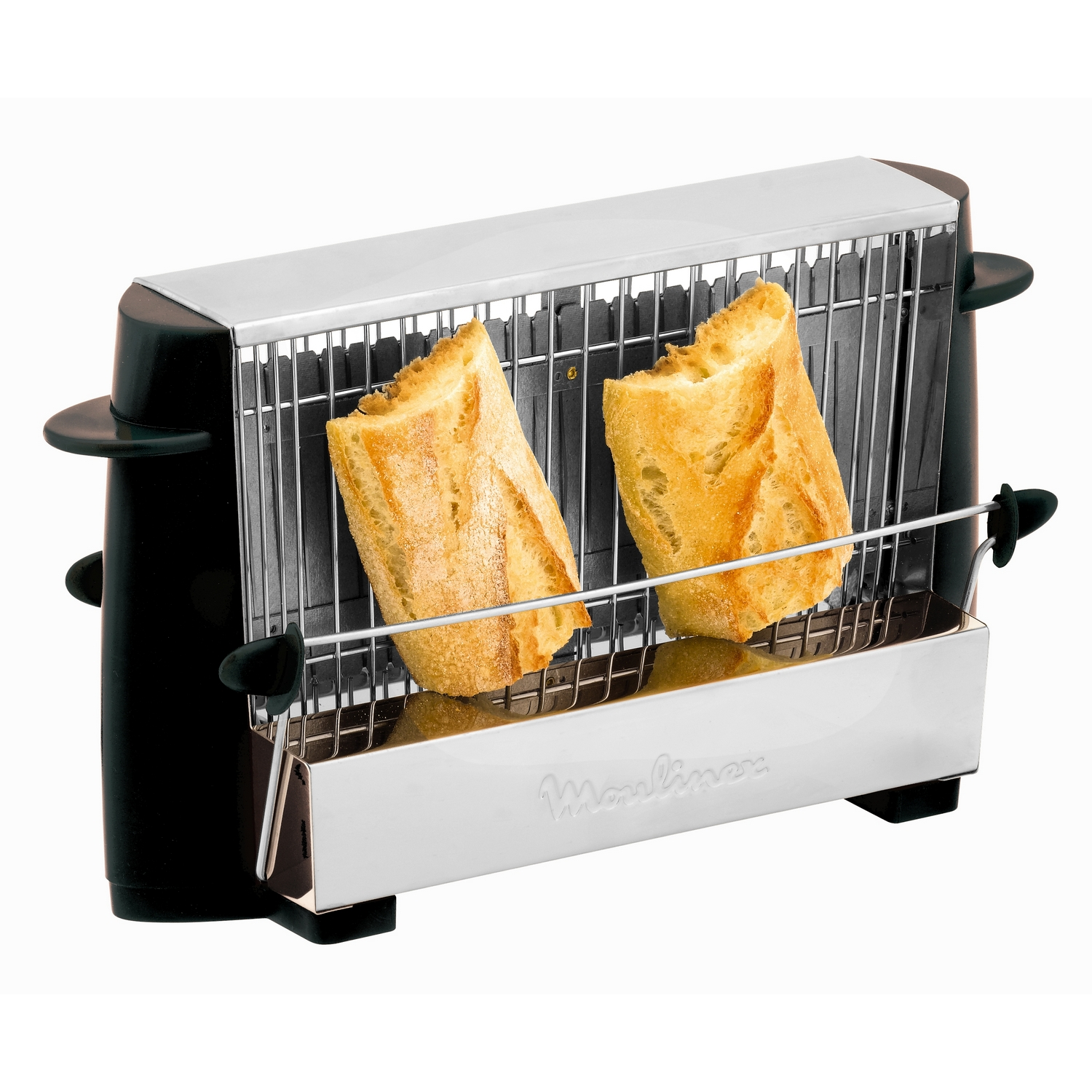Moulinex A15453, stainless steel, black, 1 liter