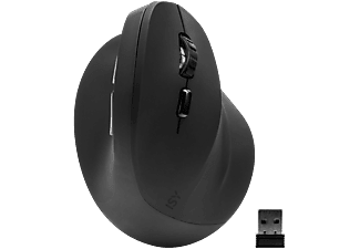 ISY Souris sans fil Ergonomic Noir (IEM-1000-1)