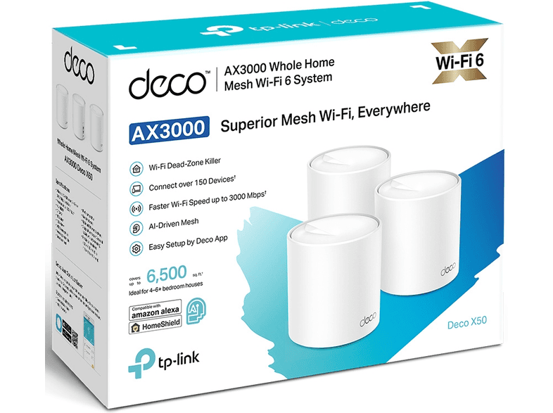TP-Link Deco M5 メッシュWi-Fi 3台セット TP-Link メッシュWi-Fiシステム Deco M5 3台セット