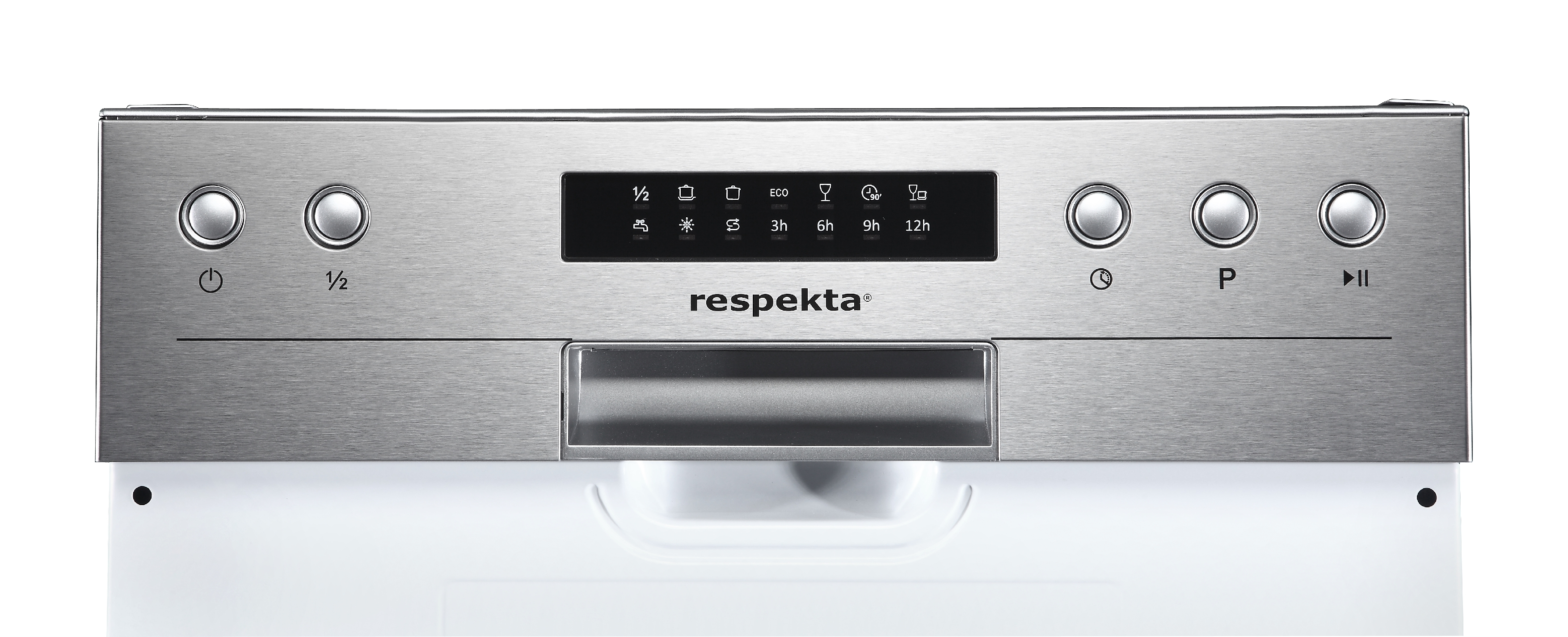 RESPEKTA GSP45TIDM Geschirrspüler (teilintegrierbar, 448 mm breit, 49 dB (A), E)