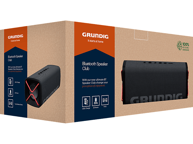 GRUNDIG Club Bluetooth Hoparlör Siyah_5