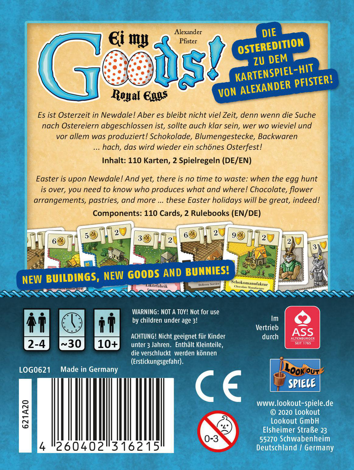 LOOKOUT Ei my Goods! Osteredition Gesellschaftsspiel Mehrfarbig