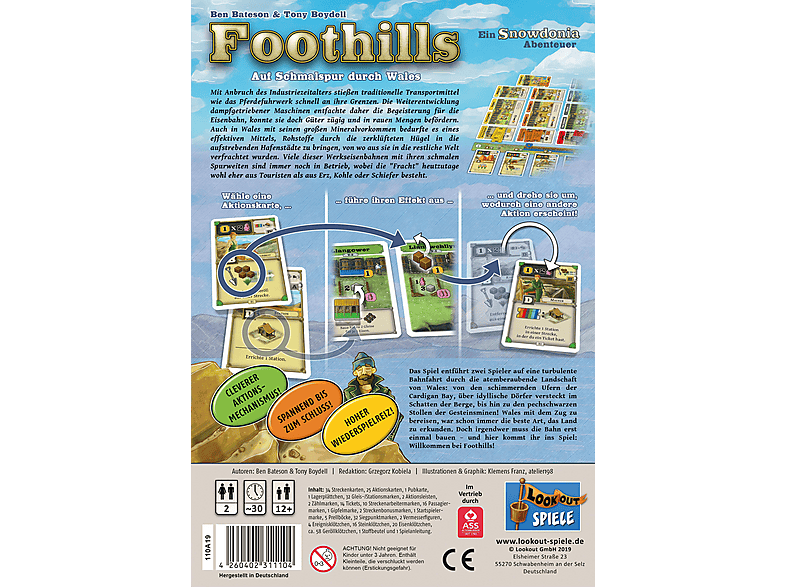 LOOKOUT Foothills Gesellschaftsspiel Mehrfarbig