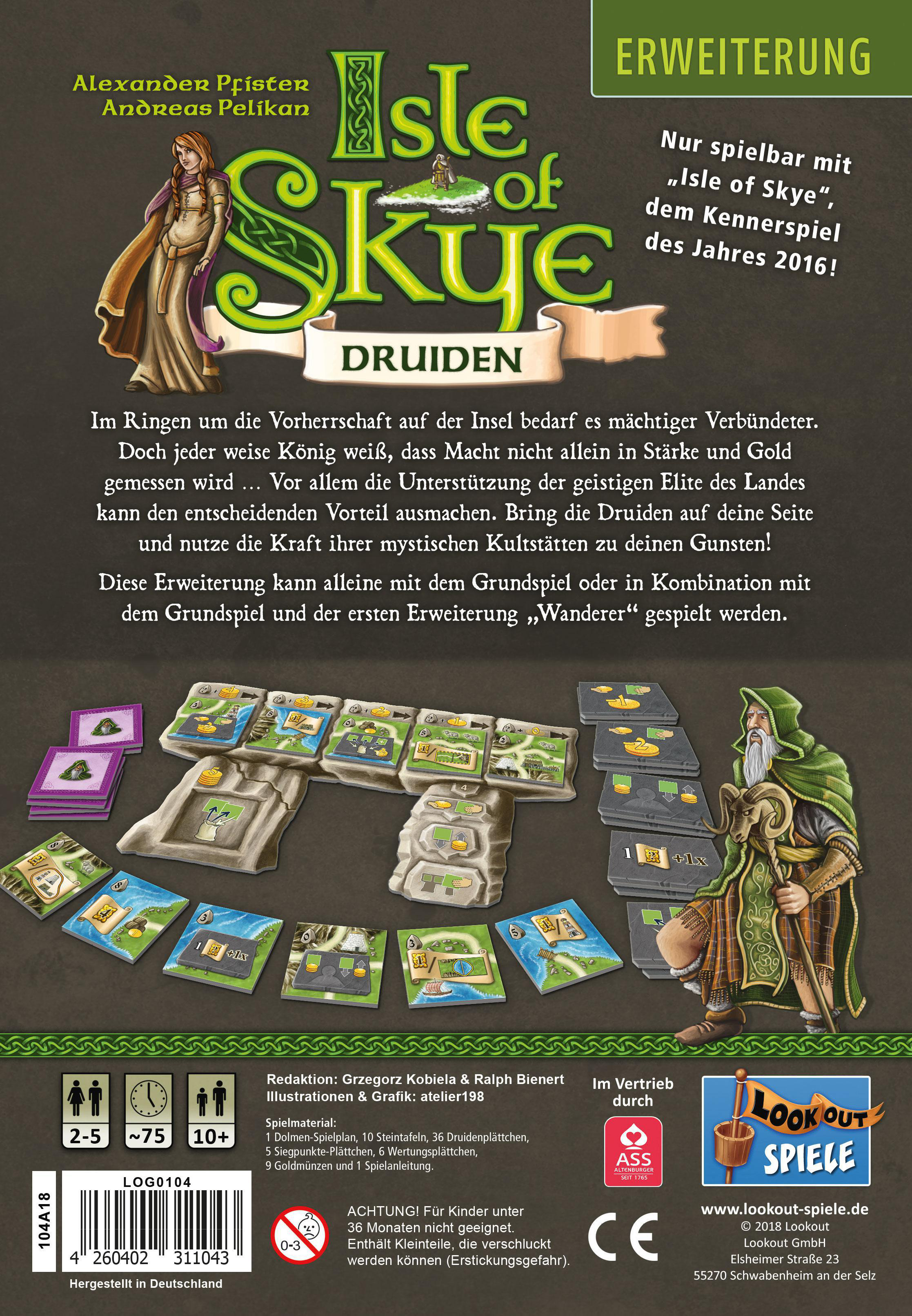 LOOKOUT Isle of Skye - Druiden Mehrfarbig Gesellschaftsspiel