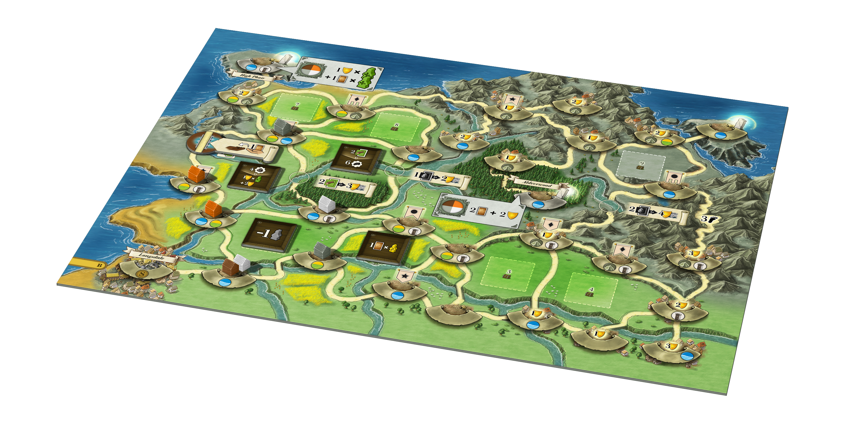 LOOKOUT Aufbruch nach Newdale *GEM* Gesellschaftsspiel Mehrfarbig
