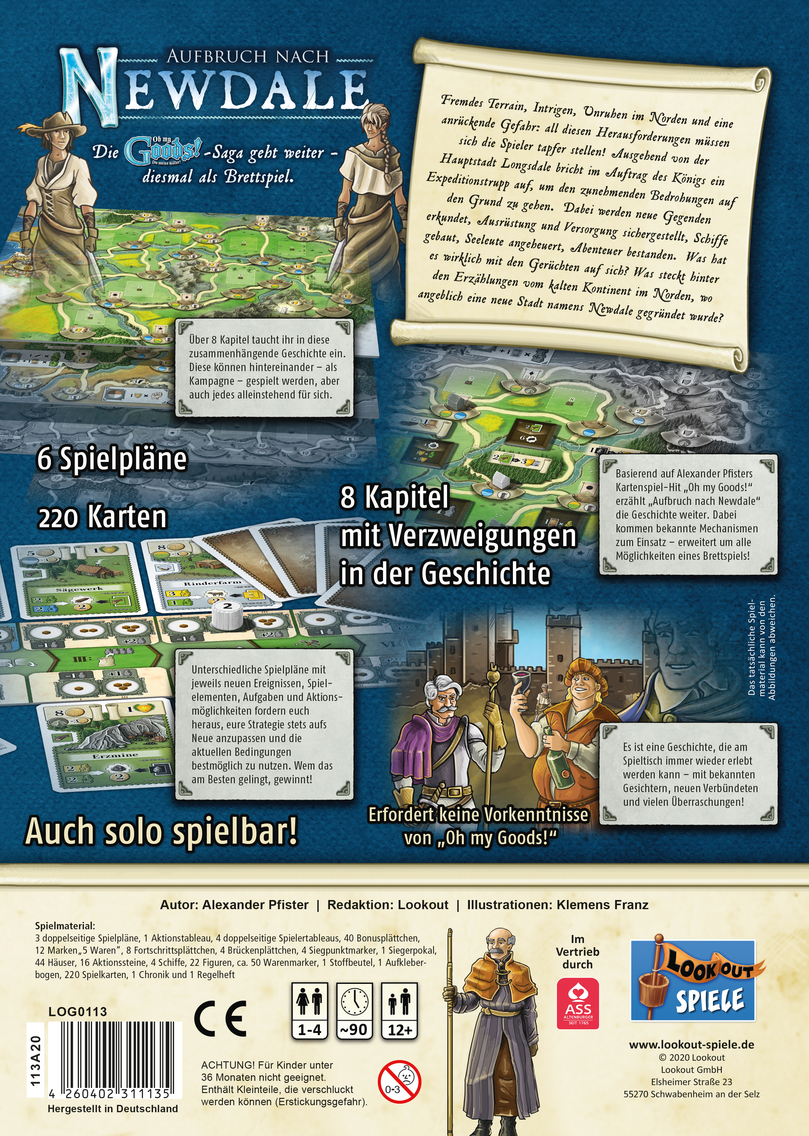 LOOKOUT Aufbruch nach Newdale *GEM* Gesellschaftsspiel Mehrfarbig