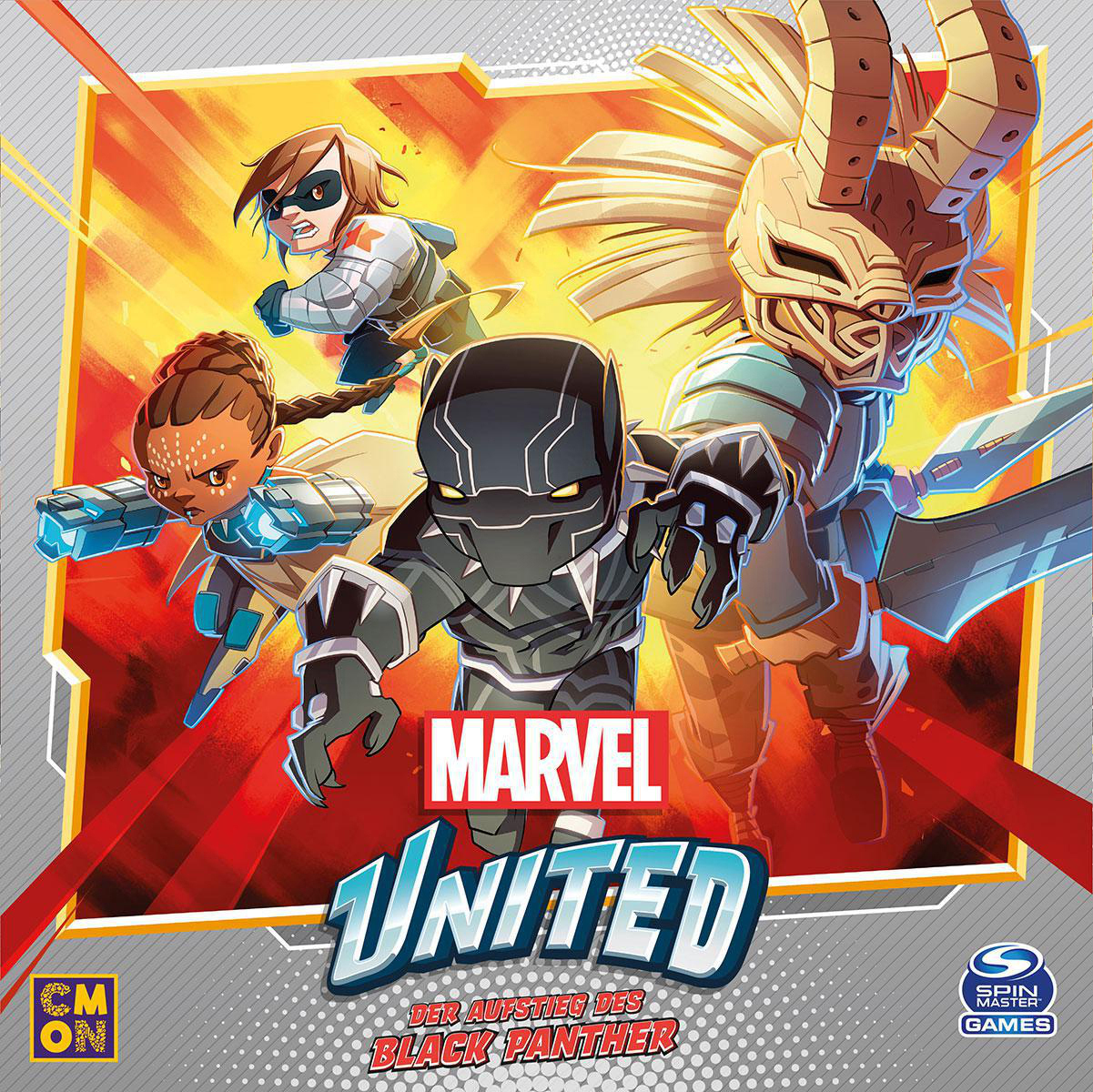 CMON Marvel United - Der Aufstieg des Black Panther Brettspiel Mehrfarbig