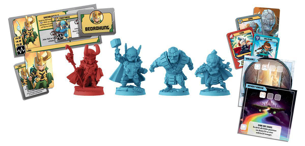 CMON Marvel United - Sagen aus Asgard Brettspiel Mehrfarbig