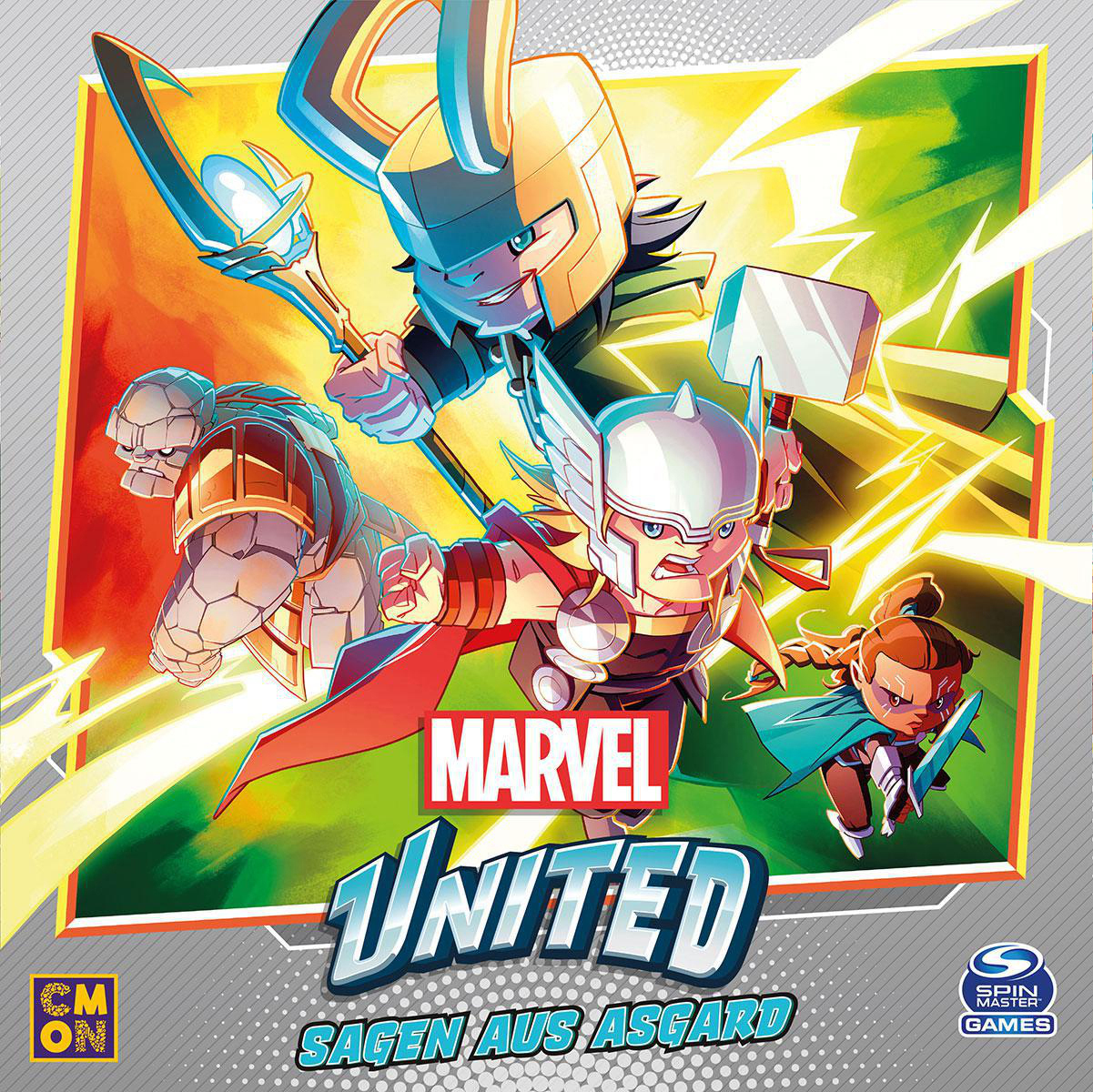 CMON Marvel United - Sagen aus Asgard Brettspiel Mehrfarbig