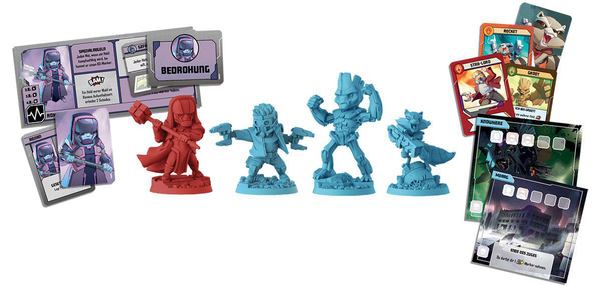 CMON Marvel United - Guardians of the Galaxy Remix Brettspiel Mehrfarbig