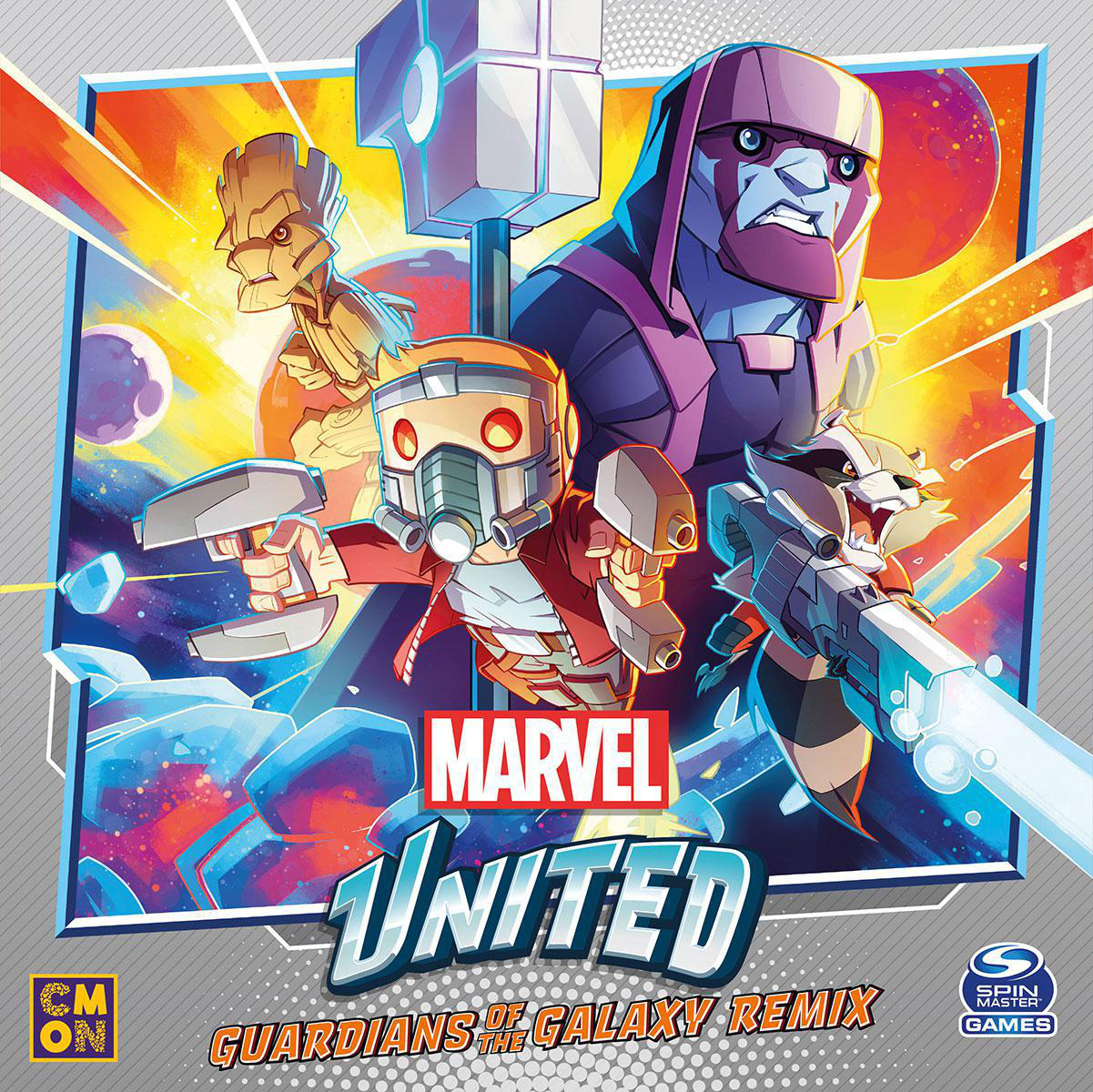 CMON Marvel United - Guardians of the Galaxy Remix Brettspiel Mehrfarbig