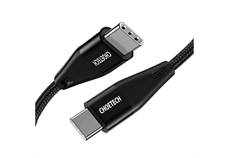 CHOETECH USB Type-C - Type-C összekötő kábel, PD60W, 1,2 méter (XCC-1003)