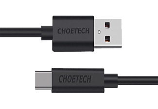 CHOETECH USB-A - USB Type-C összekötő kábel, 1 méter (AC0002)