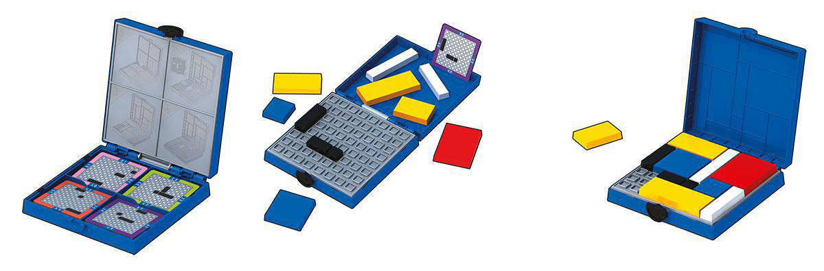 SMART EGG Mondrian Blocks Weiße Edition Brettspiel Mehrfarbig
