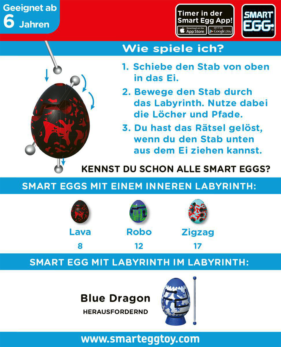 SMART EGG Smart Egg Lava (1Layer) Geschicklichkeitsspiel Mehrfarbig