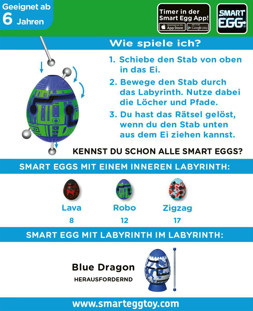 SMART EGG Smart Egg Robo (1Layer) Geschicklichkeitsspiel Mehrfarbig