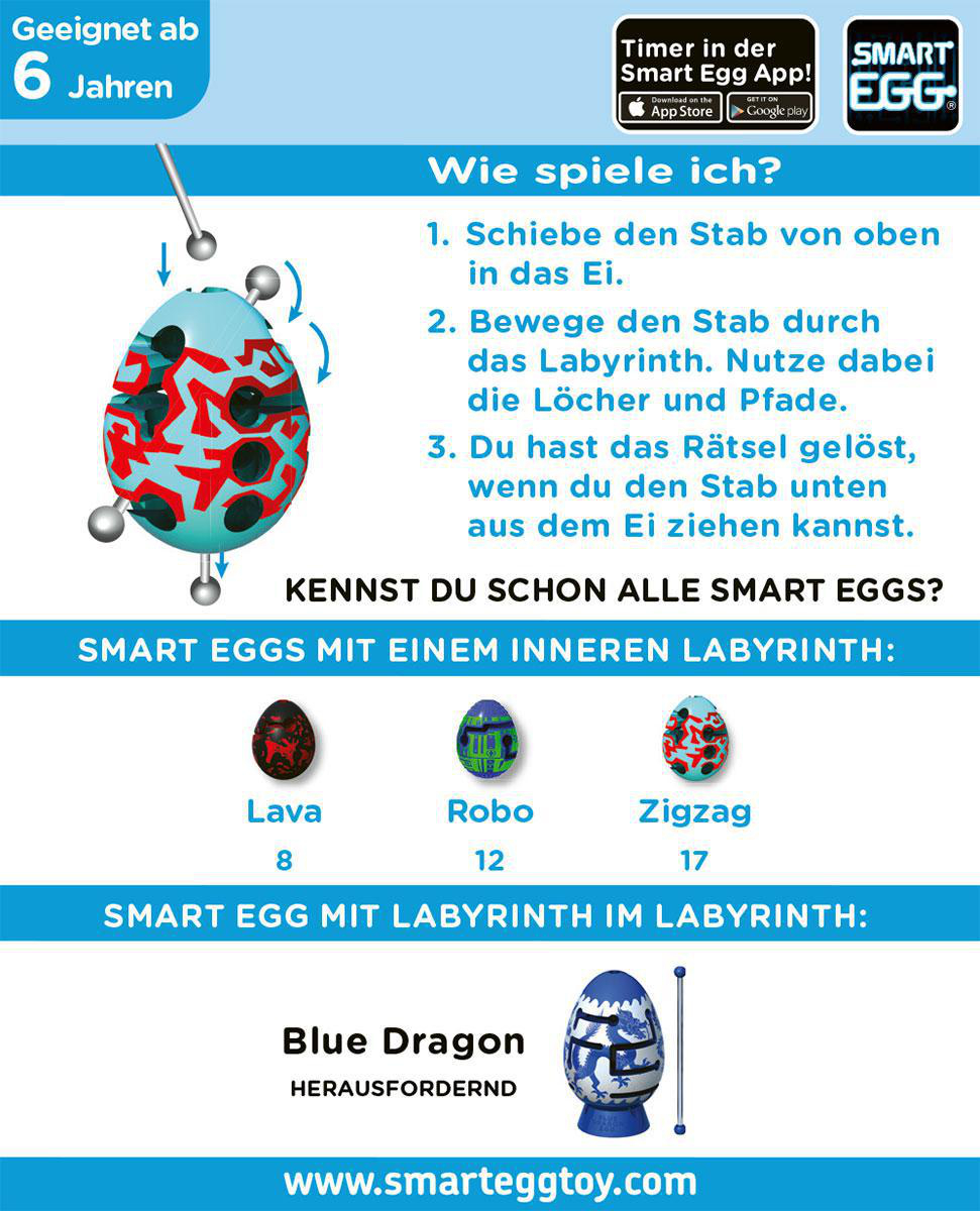 SMART EGG Smart Egg ZigZag (1Layer) Geschicklichkeitsspiel Mehrfarbig