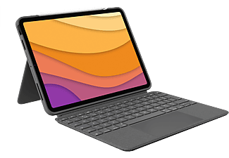 LOGITECH Combo Touch iPad Air (4., 5. Gen - 2020, 2022) - Custodia con tastiera
 (Grigio)