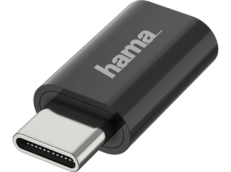 HAMA FIC micro USB - Type-C adapter, fekete (200310)