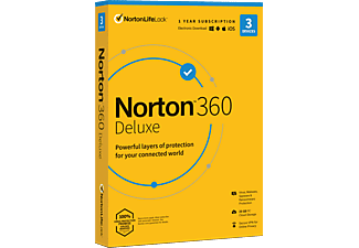Norton 360 Deluxe 25GB (1 felhasználó, 3 eszköz, 1 év) (Multiplatform)