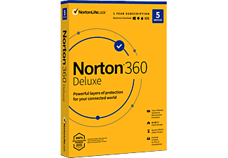 Norton 360 Deluxe 50GB (1 felhasználó, 5 eszköz, 1 év) (Multiplatform)