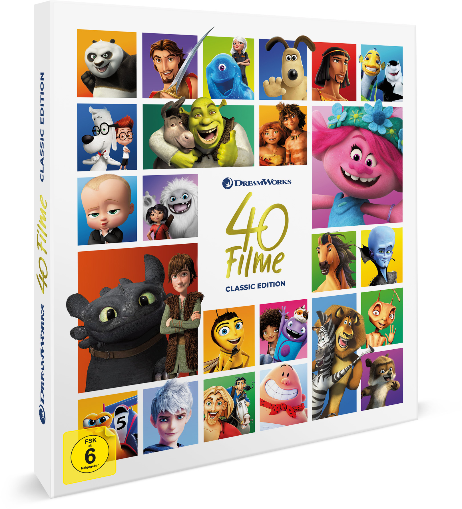 Dreamworks Classics - Limited Komplettbox - inkl. Croods 2 und Spirit 2 (40 Filme) [DVD + Video Album]