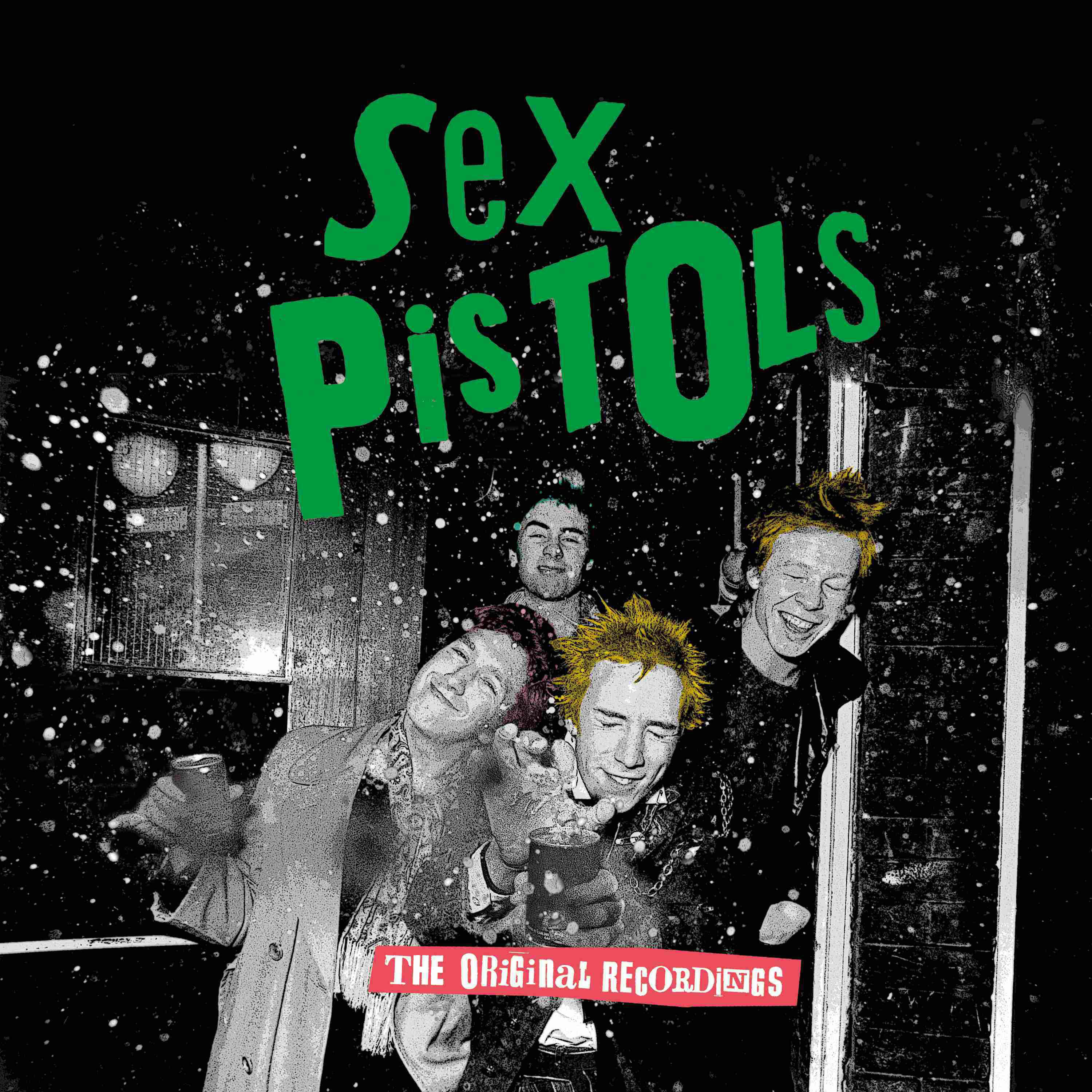 Albumcover mit den Worten Sex Pistols, Gruppenmitglieder und The Original Recordings.