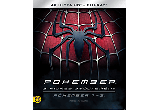 Pókember 1-3. gyűjtemény (4K Ultra HD Blu-ray + Blu-ray)