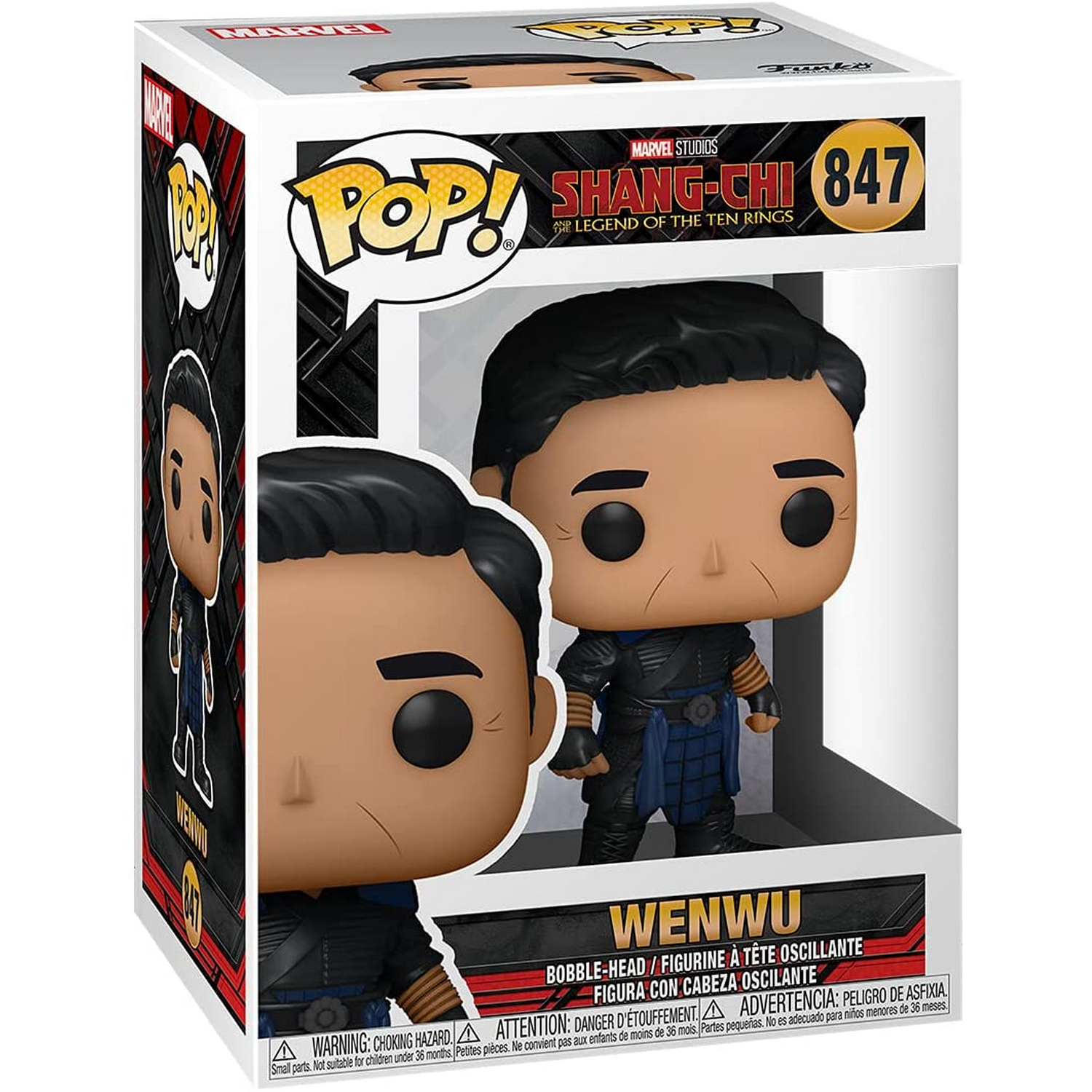 Figura Funko Pop! - Shang-Chi and the Legend of the Ten Rings: Wen Wu, 9.5 cm, Vinilo, Multicolor