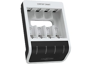 ANSMANN Comfort Smart akkumulátor töltő 1-4db AA/AAA tölthető akkumulátorhoz, üres (1001-0091-01)