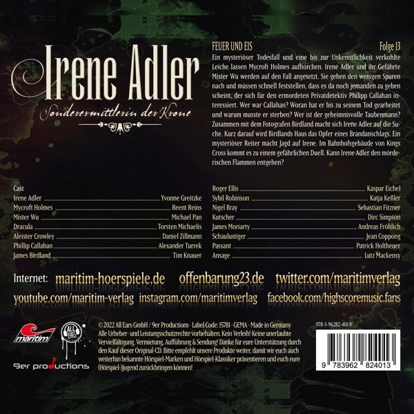 Irene Feuer Eis - Adler-sonderermittlerin Irene (CD) Adler - - 13 Der Und Krone