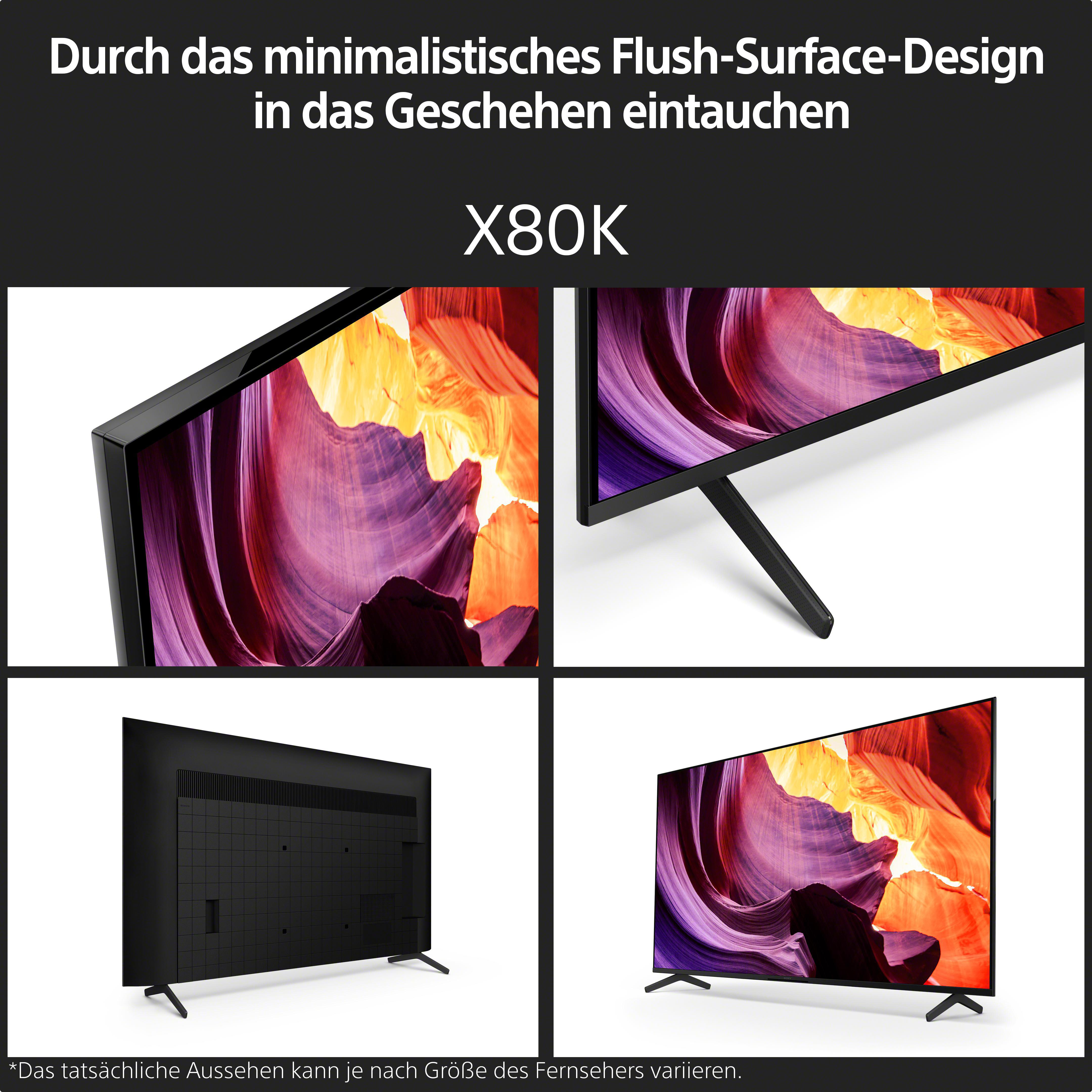 SONY BRAVIA KD-43X80K LED TV (Flat, 43 Zoll / 108 cm, UHD 4K, SMART TV)