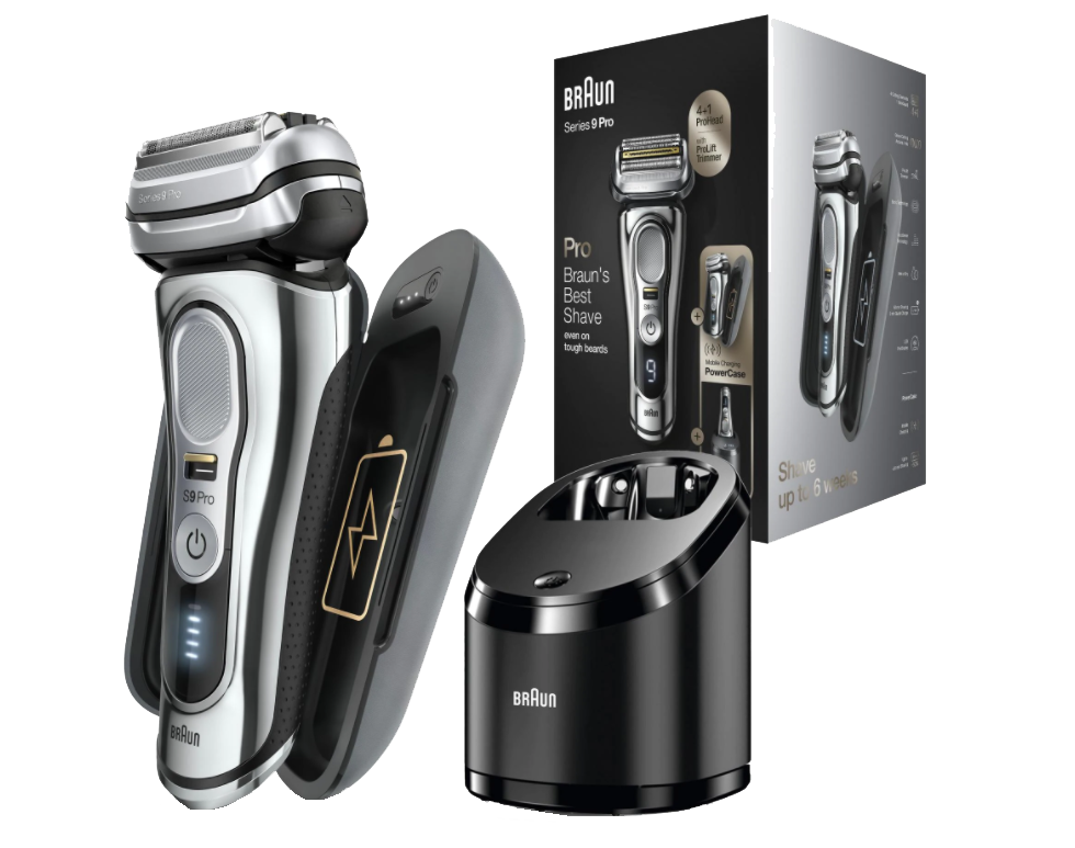 BRAUN Serie 9 Pro 9476 cc - Rasoio (Cromo)
