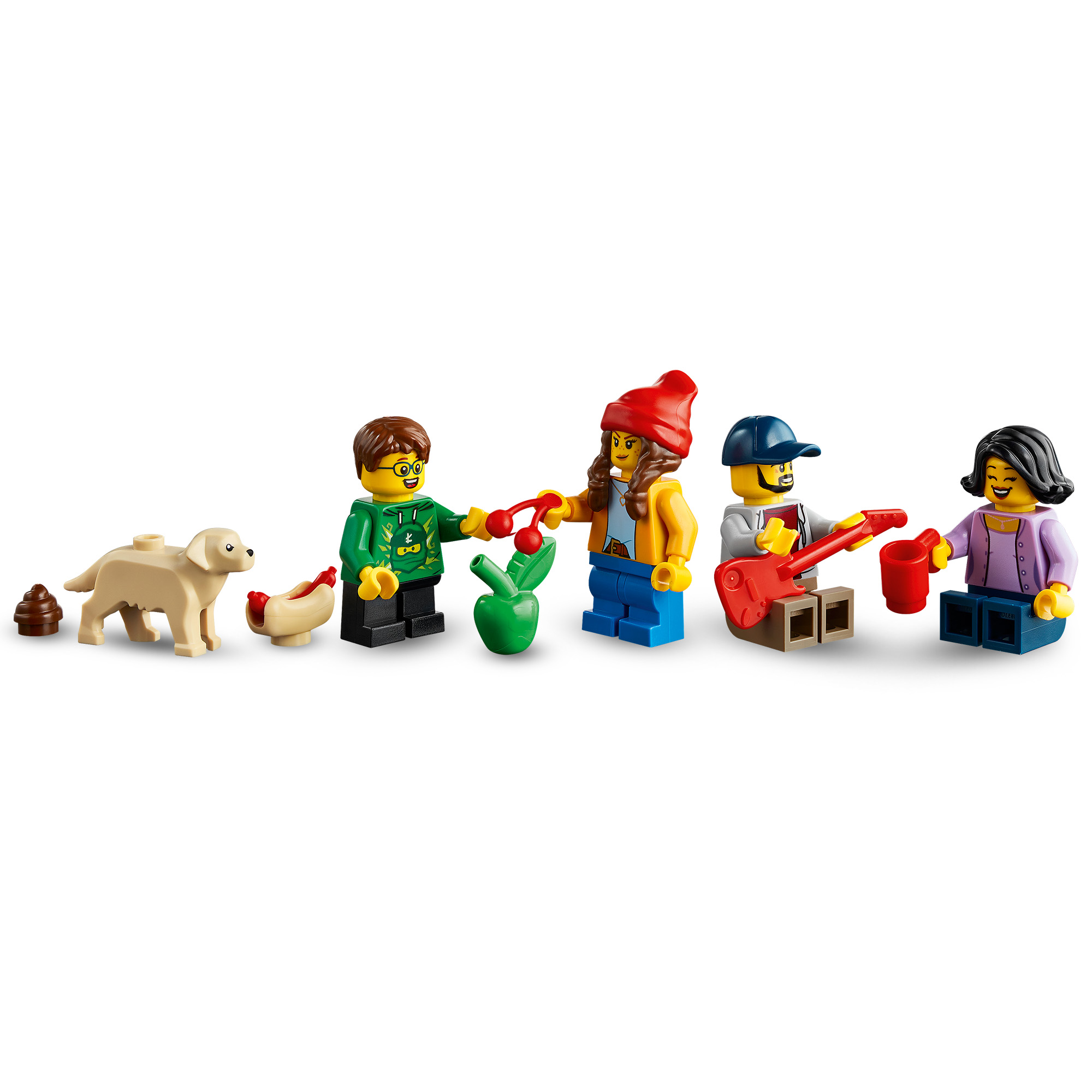 LEGO City 60291 Modernes Familienhaus Bausatz, Mehrfarbig